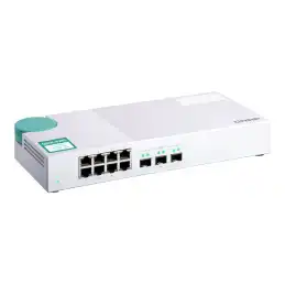 QNAP - Commutateur - non géré - 3 x 10 Gigabit SFP+ + 8 x 10 - 100 - 1000 - de bureau (QSW-308S)_5